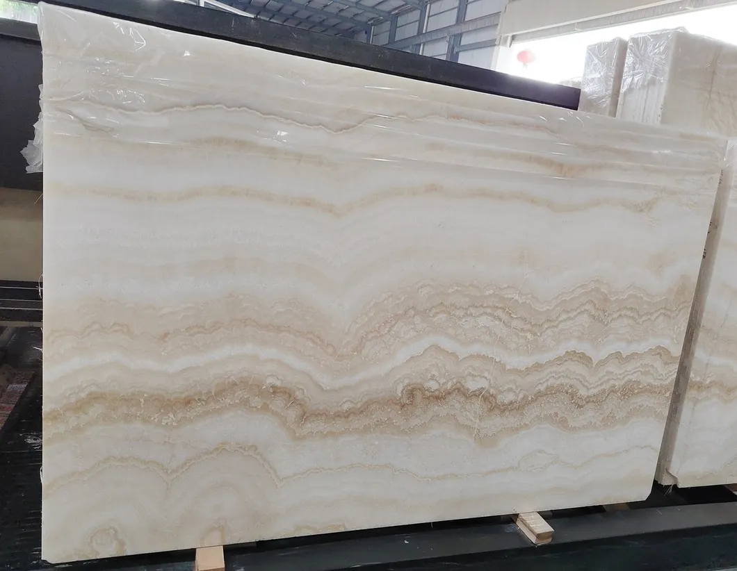 Translucent Jade Slab Back Lit Vanilla Onyx for Bathroom/Kitchen/Table/Countertop/Wall Panel/Tile/Mosaic/ Feature Wall /Medallion/Vanity Top/Cut-to-Size