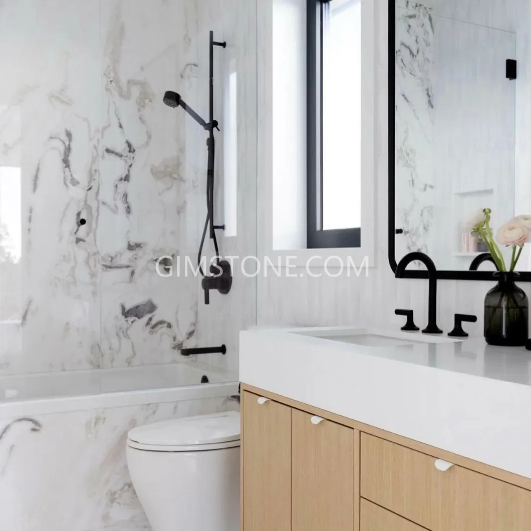 Luxury Italian White Marble Dove White Marble for Wall Panel/ Floor Tile/ Countertop/ Vanity Top/Fireplace/Composite Panel/Tread