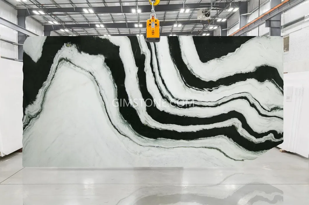 Luxury White Marble Panda White Marble for Wall Panel/ Floor Tile/ Countertop/ Vanity Top/Fireplace/Composite Panel/Tread