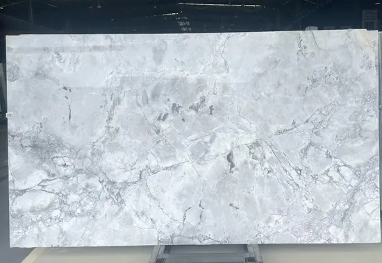 Luxury Semiprecious Stone Super White Quartzite for Wall Panel, Floor Tile, Countertop, Vanity Top, Fireplace, Composite Panel, Tread, Riser, Medallion, Sill