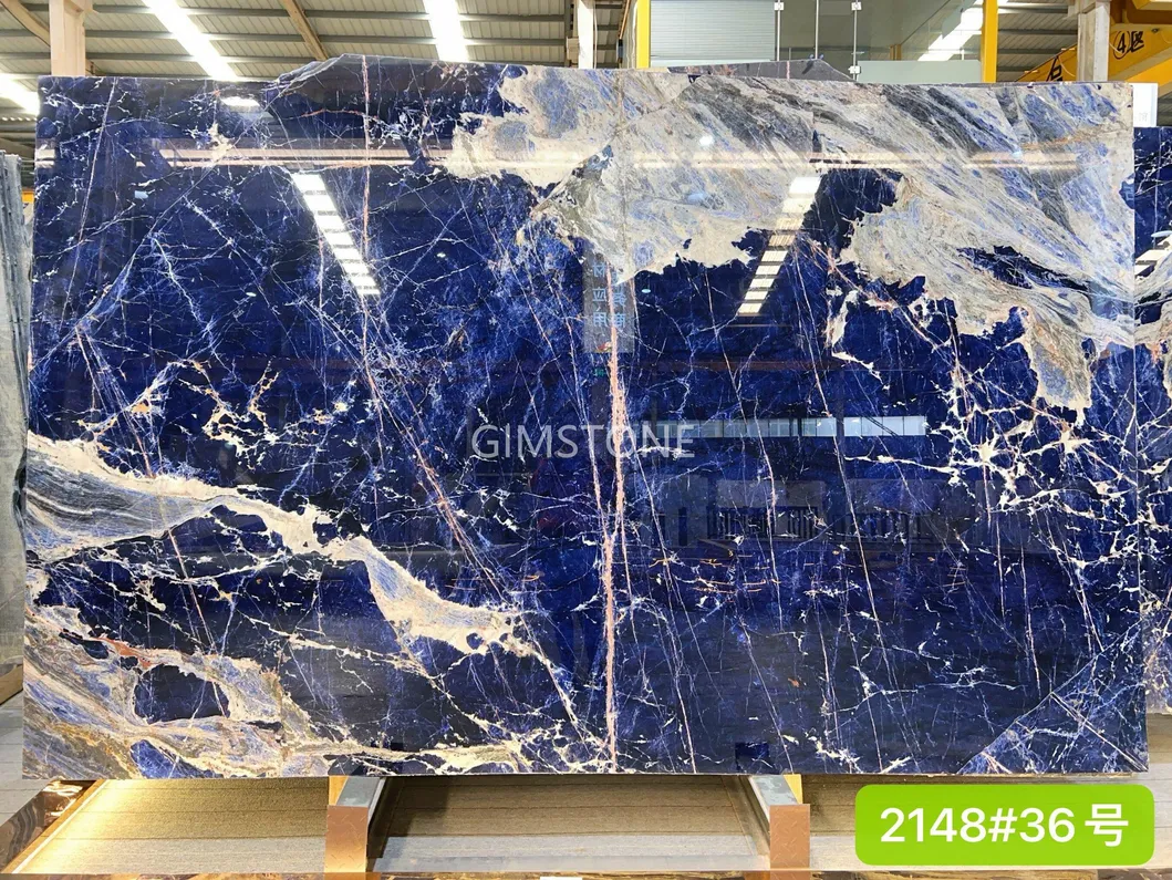 Luxury Semi-Precious Stone Lapis Lazuli Quartzite for Wall Panel, Floor Tile, Countertop, Vanity Top, Fireplace, Composite Panel, Tread, Riser, Medallion, Sill