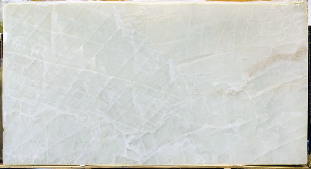 Translucent Ice White Back Lit Crystalo White Onyx for Bathroom/Kitchen/Table/Countertop/Wall Panel/Tile/Mosaic/ Feature Wall /Medallion/Vanity Top/Cut-to-Size