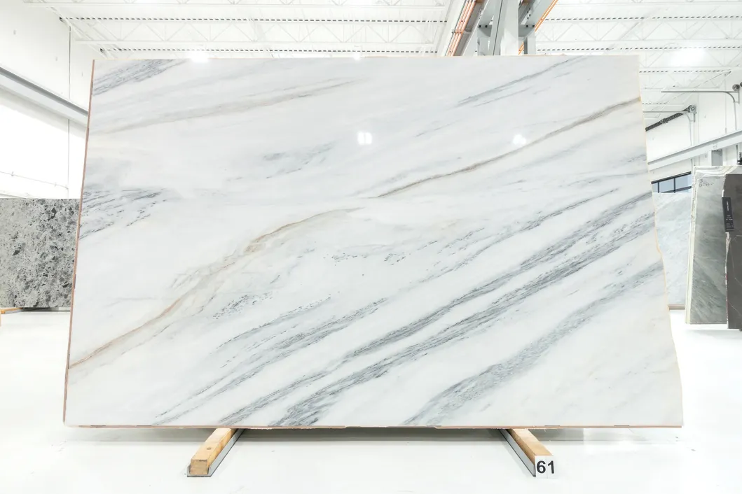 Beautiful Italy White Marble Bianco Lasa Marble for Wall Panel/ Floor Tile/ Countertop/ Vanity Top/Fireplace/Composite Panel/Tread
