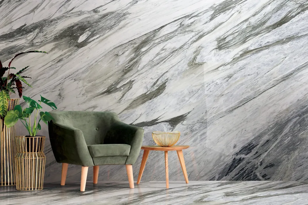 Blue Italian Calacatta Bluette Marble for Wall Panel/ Floor Tile/ Countertop/ Vanity Top/Fireplace/Composite Panel/Tread