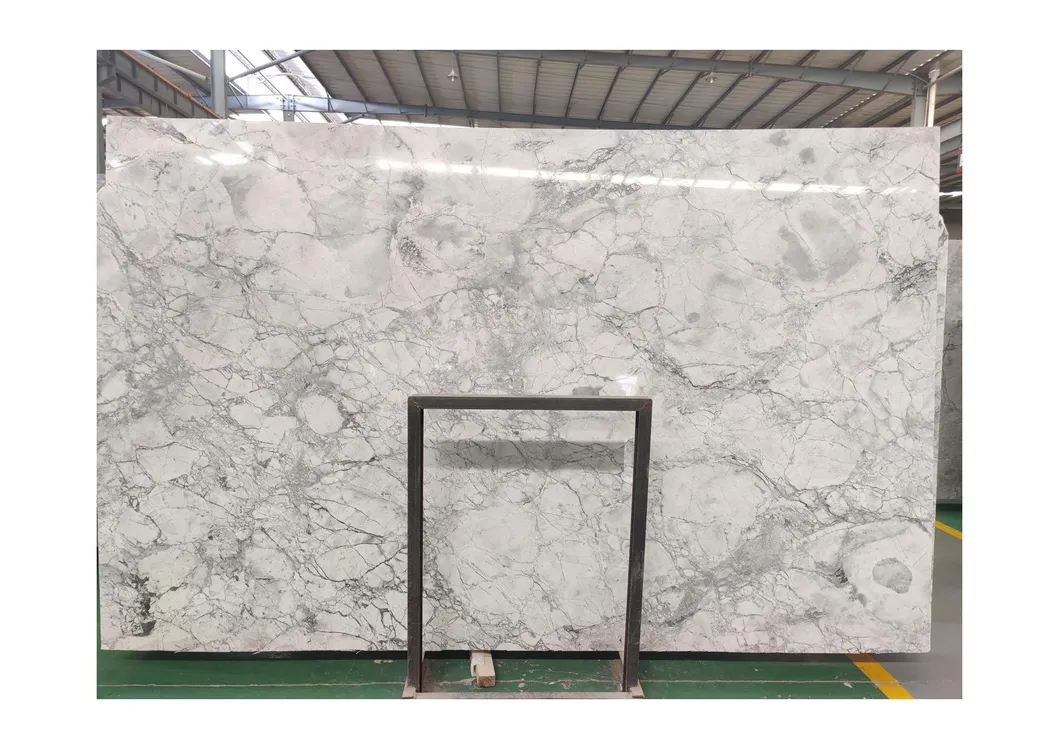 Luxury Semiprecious Stone Super White Quartzite for Wall Panel, Floor Tile, Countertop, Vanity Top, Fireplace, Composite Panel, Tread, Riser, Medallion, Sill