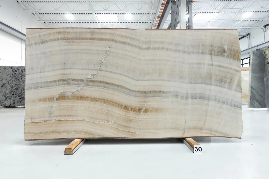 Translucent Stone Slab Backlit Grey Onyx for Bathroom/Kitchen/Table/Countertop/Wall Panel/Tile/Mosaic/ Feature Wall /Medallion/Vanity Top/Cut-to-Size