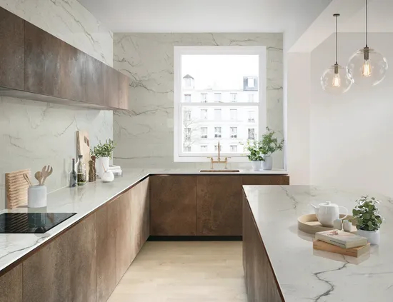 Luxury Precious Gemstone Mont Blanc Quartzite for Countertop, Vanity Top, Fireplace, Wall Panels, Floor Tiles, Medallion, Composite Panel, Tread, Riser, Sill