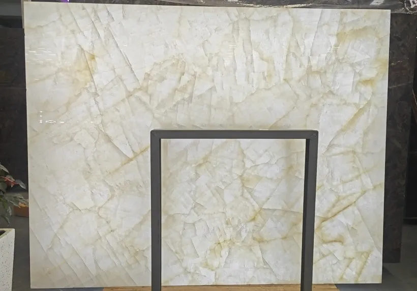 Translucent Ice White Back Lit Crystalo White Onyx for Bathroom/Kitchen/Table/Countertop/Wall Panel/Tile/Mosaic/ Feature Wall /Medallion/Vanity Top/Cut-to-Size