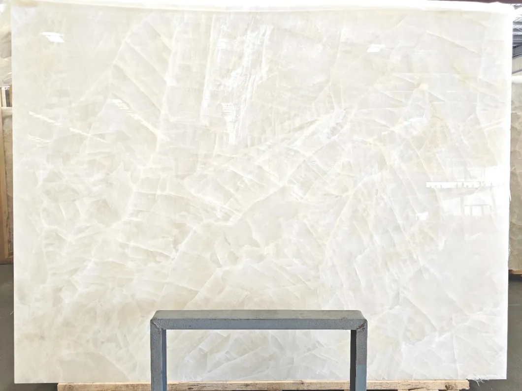 Translucent Ice White Back Lit Crystalo White Onyx for Bathroom/Kitchen/Table/Countertop/Wall Panel/Tile/Mosaic/ Feature Wall /Medallion/Vanity Top/Cut-to-Size