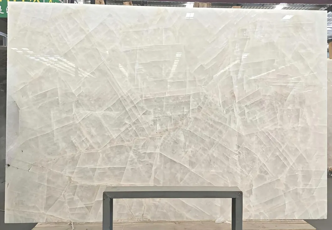 Translucent Ice White Back Lit Crystalo White Onyx for Bathroom/Kitchen/Table/Countertop/Wall Panel/Tile/Mosaic/ Feature Wall /Medallion/Vanity Top/Cut-to-Size
