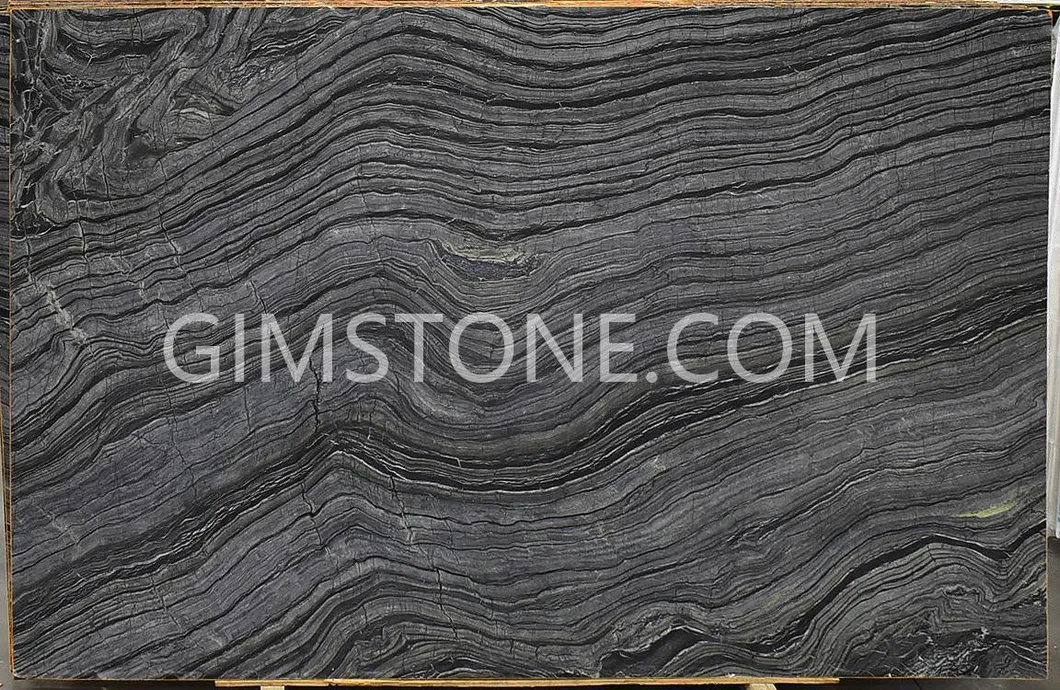 Dark Wood Marble Silver Wave Marble for Wall Panel/Floor Tile/ Countertop/ Vanity Top/Fireplace/Composite Panel/Tread