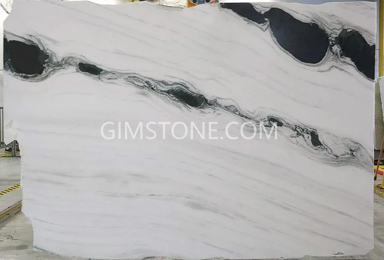 Luxury White Marble Panda White Marble for Wall Panel/ Floor Tile/ Countertop/ Vanity Top/Fireplace/Composite Panel/Tread