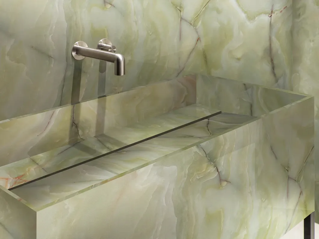 Translucent Onyx Slab Back Lit Jade Green Onyx for Bathroom/Kitchen/Table/Countertop/Wall Panel/Tile/Mosaic/ Feature Wall /Medallion/Vanity Top/Cut-to-Size