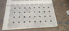 Carrara White and Nero Marquina Mosaic
